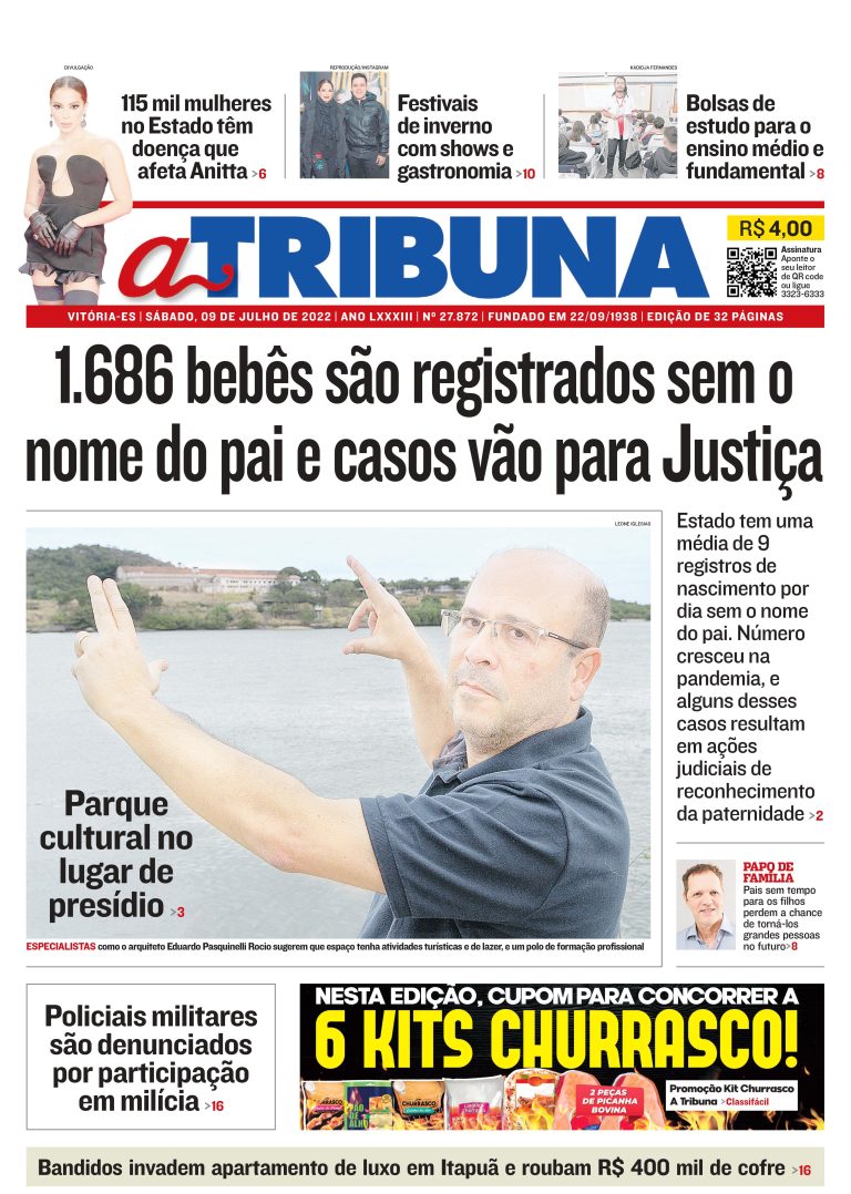 Confira os destaques do Jornal A Tribuna deste sábado