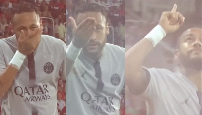 Neymar faz homenagem a Jô Soares ao celebrar gol pelo PSG: ‘Beijo pro gordo’