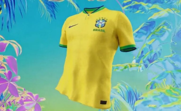 CBF apresenta novas camisas da seleção brasileira para a Copa do Mundo