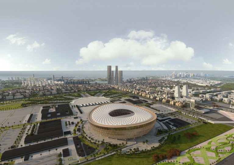 Maior da Copa do Mundo, Estádio de Lusail é dourado, futurista e imponente