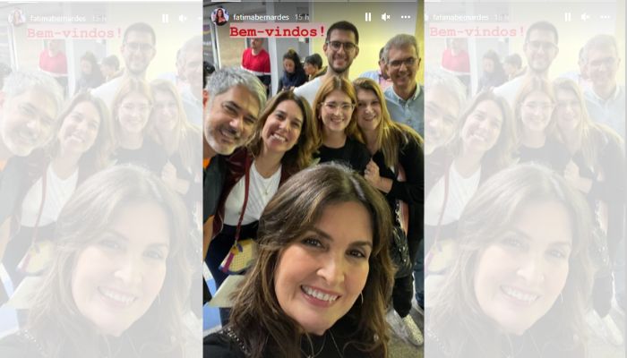 Fátima Bernardes surge com William Bonner seis anos após separação