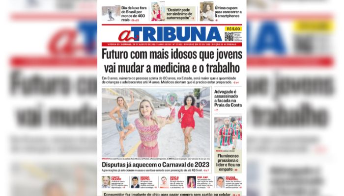 Confira os destaques do Jornal A Tribuna deste domingo