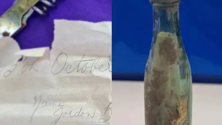Mensagem em garrafa na Austrália após 86 anos