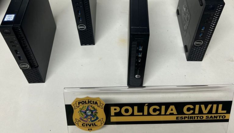 Polícia prende suspeito de comprar computadores furtados de mineradora do ES