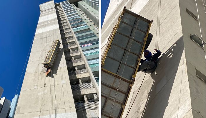 Crea investiga obra após acidente com andaime em Vila Velha