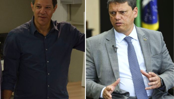 Haddad lidera em SP com 36%, seguido de Tarcísio com 21%, mostra Ipec