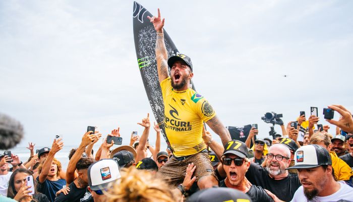 Brasil supera resto do mundo e dispara como maior campeão de surfe na era WSL