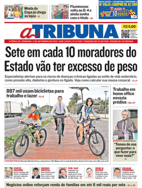 Veja os destaques de A Tribuna deste domingo