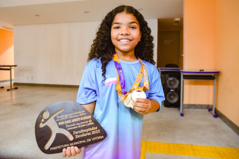 Capixaba ganha duas medalhas de ouro e é recordista em paralimpíada regional
