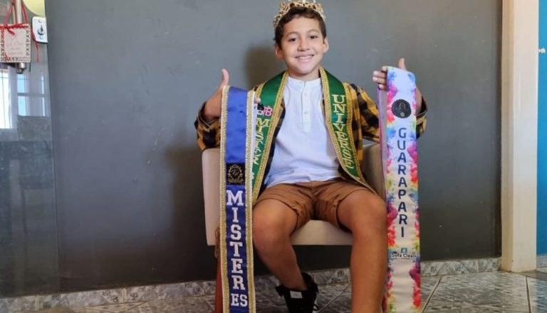 Aos 10 anos, modelo capixaba coleciona prêmios