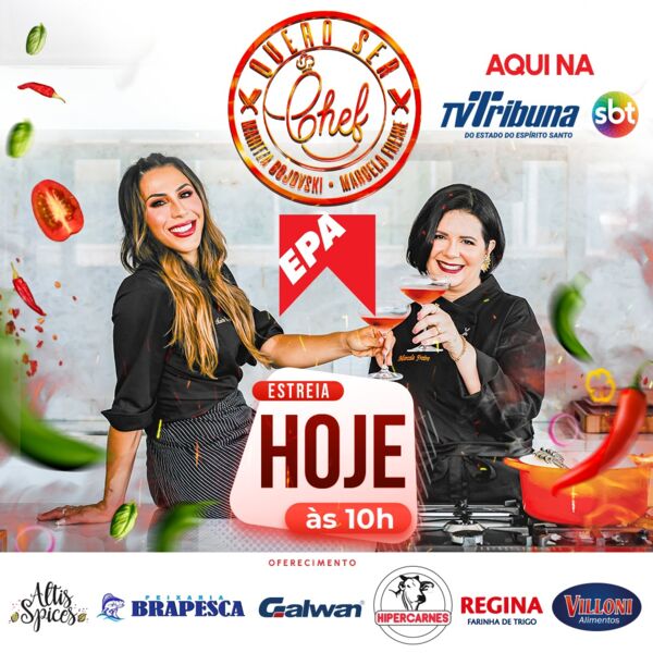 Assista agora ao primeiro ‘Quero ser Chef’ na TV Tribuna/SBT