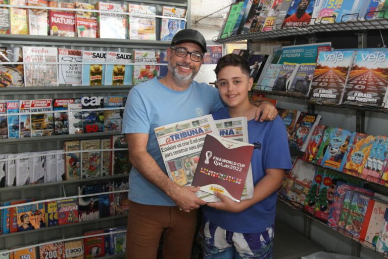 Sucesso na promoção do álbum de figurinhas da Copa