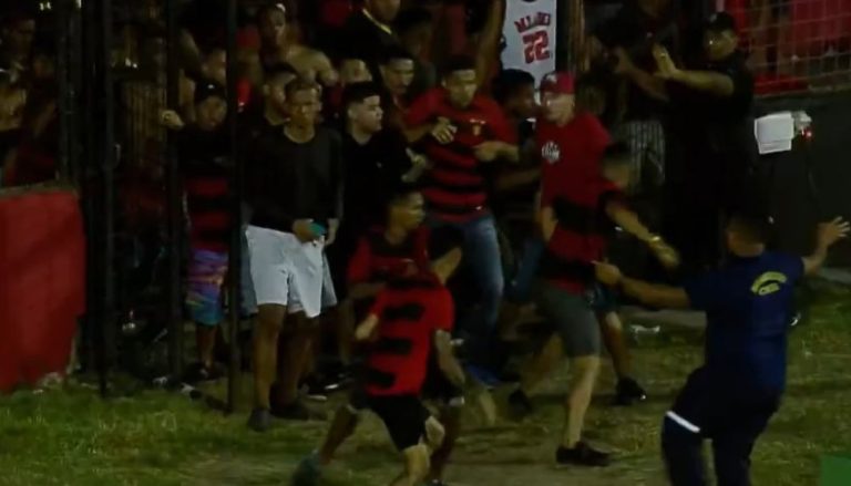 Sport registra ocorrência contra torcedor que agrediu bombeira