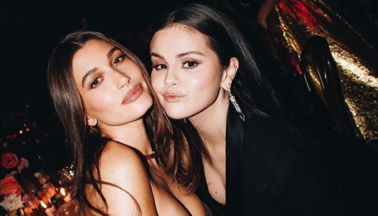 Selena Gomez e Hailey Bieber tiram foto juntas e surpreendem fãs