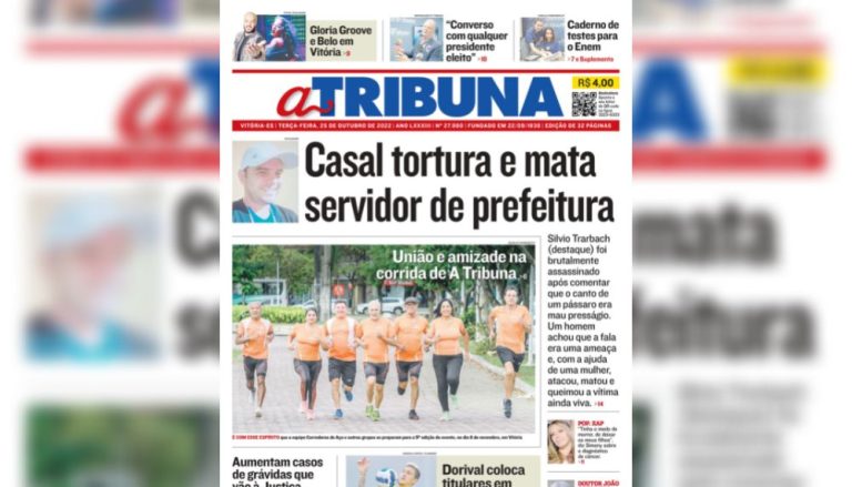Confira os destaques do Jornal A Tribuna desta terça-feira
