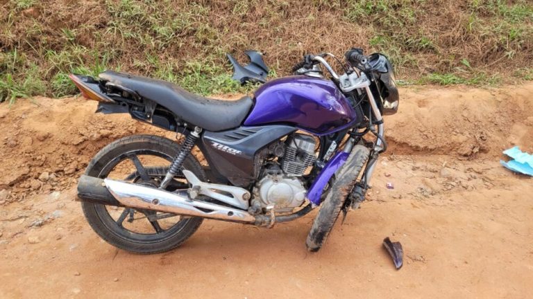 Homem sofre acidente com moto roubada e foge após polícia ser acionada no ES