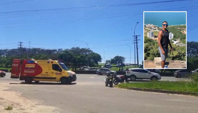 Motociclista morre e duas pessoas ficam feridas em acidente em Vila Velha