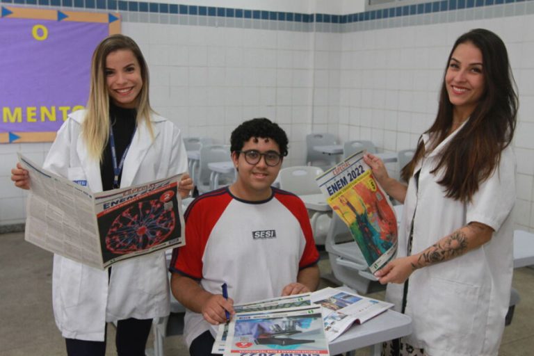 Hoje tem caderno de revisão para o Enem no jornal A Tribuna