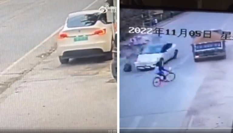 VÍDEO | Carro perde controle ao estacionar e mata duas pessoas