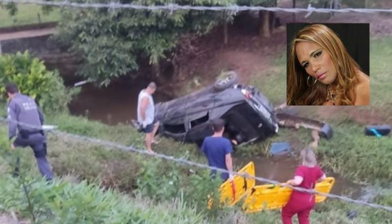 Mulher trans morre após carro capotar na ES-484
