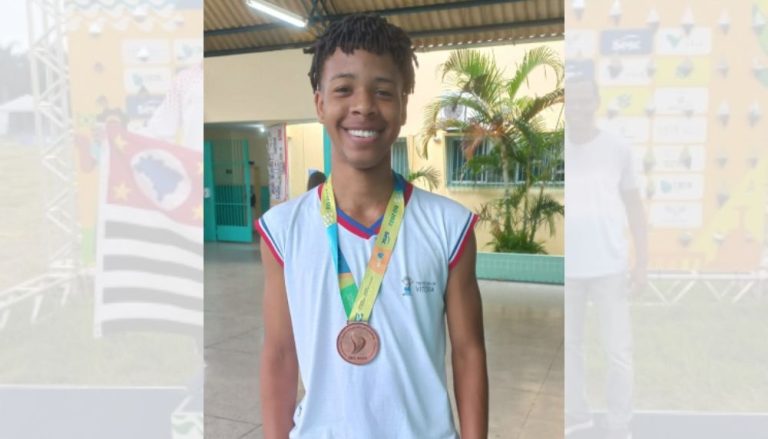 Estudante de Vitória conquista medalha nos Jogos Escolares Brasileiros