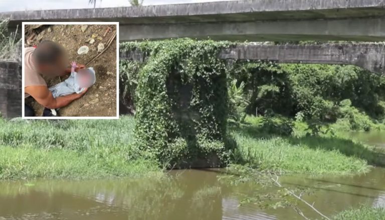 Recém-nascida é jogada de ponte e resgatada com vida por pescadores