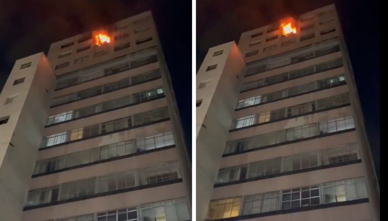 Incêndio em apartamento assusta moradores dentro de condomínio