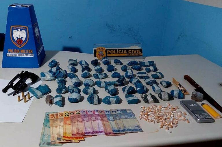 Adolescente é apreendido com arma, drogas e munições no ES