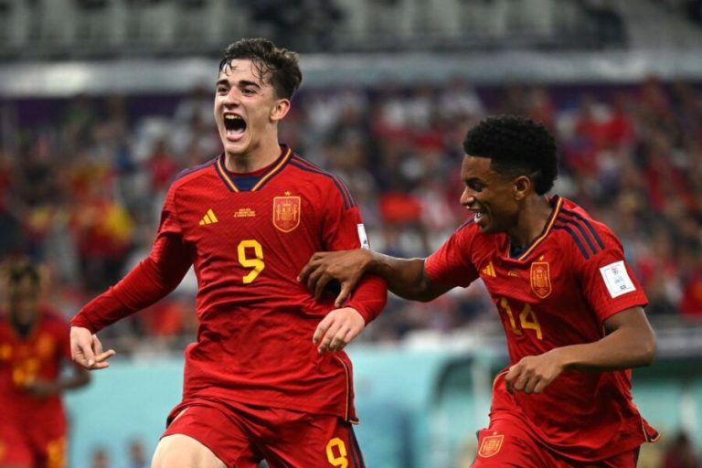 Gavi é o terceiro jogador mais jovem a marcar em uma Copa do Mundo