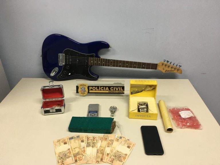 Suspeito de envolvimento com tráfico é preso em flagrante em Guaçuí
