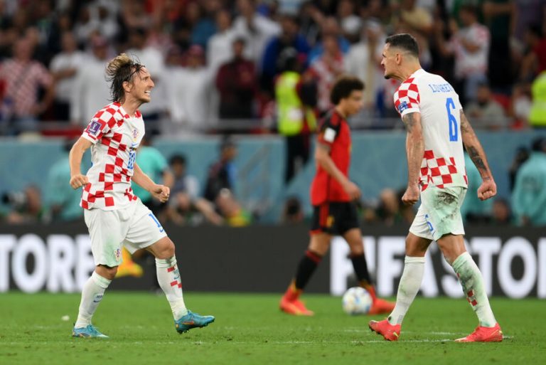 Croácia segura empate com Bélgica, elimina ‘geração de ouro’ e avança em 2º