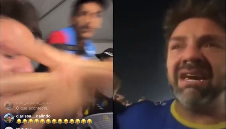 VÍDEO | Humorista Fábio Rabin chora após ser detido no Catar
