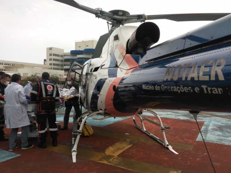 Pintor encosta em rede elétrica, leva choque e sofre queimaduras no ES