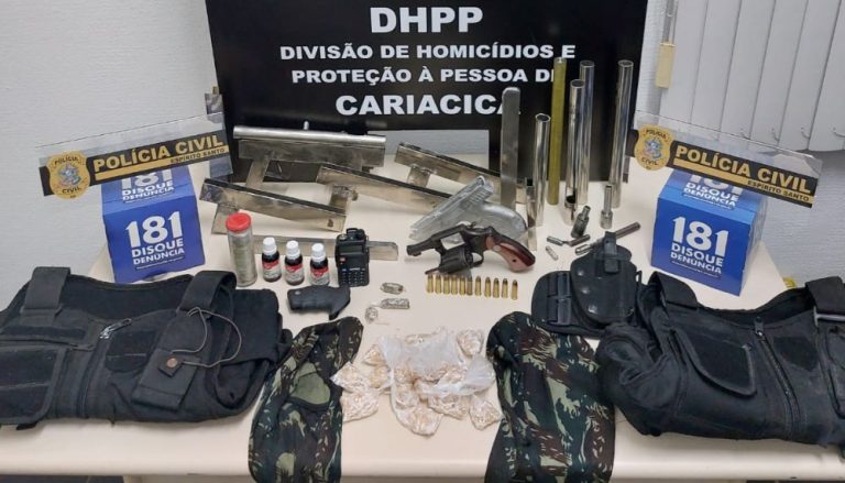 Polícia Civil prende suspeitos de produzir e vender armas no ES