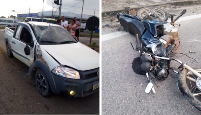 Motociclista morre após colidir com caminhonete em acidente grave no ES