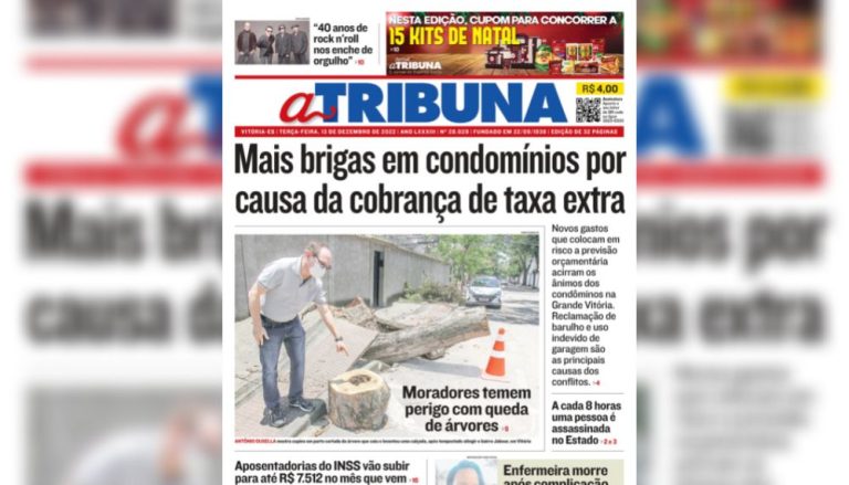 Confira os destaques do Jornal A Tribuna desta terça-feira