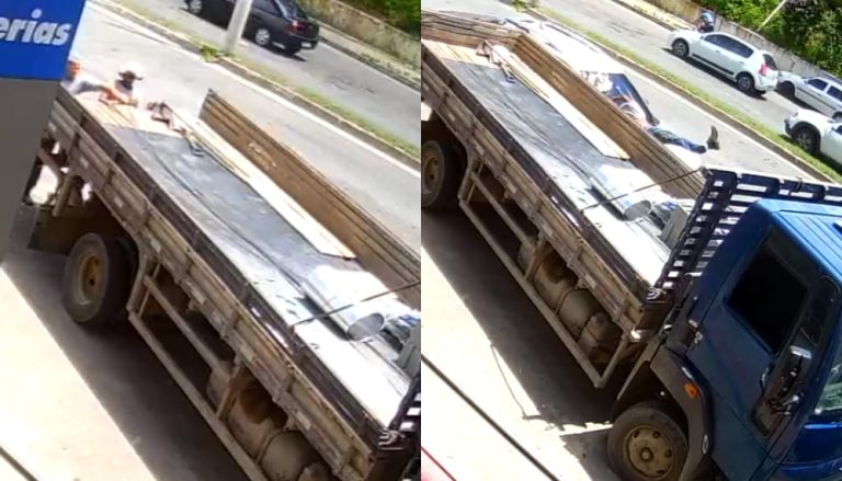 Homem morre atropelado enquanto descarregava material de caminhão no ES