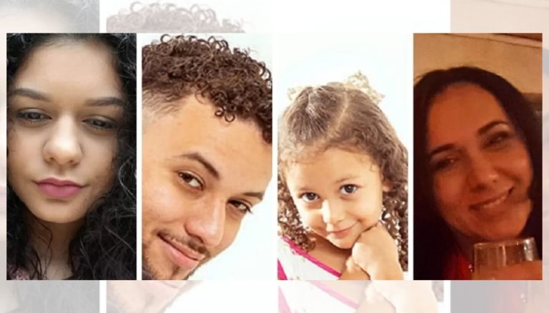 Cinco pessoas da mesma família morrem afogadas durante viagem de Natal