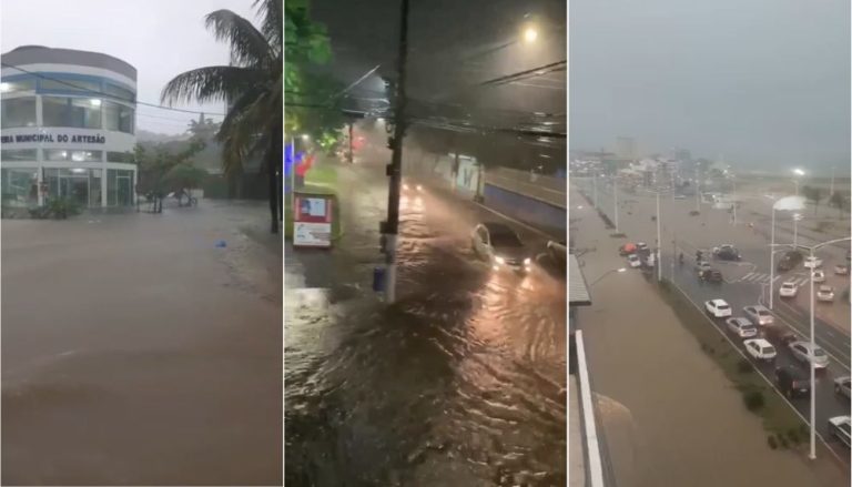 Temporais causam estrago em cidades do ES