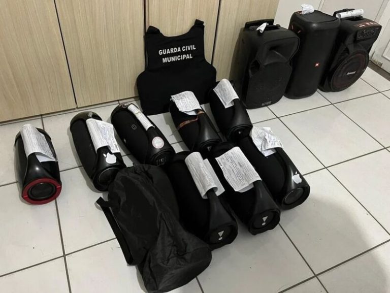 Réveillon: 19 caixas de som são apreendidas e donos são multados no ES