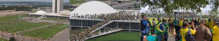 Radicais invadem o Palácio do Planalto, o STF e o Congresso Nacional
