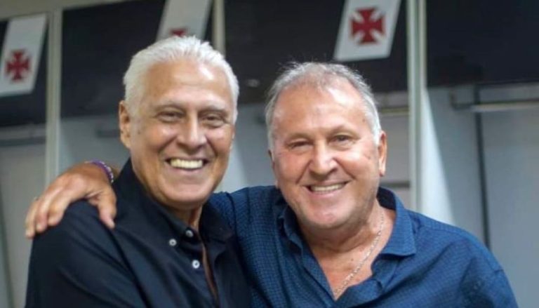 Grande ídolo do Flamengo, Zico vai ao velório de Dinamite