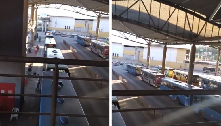 Motoristas de ônibus realizam greve nesta segunda-feira em Belo Horizonte