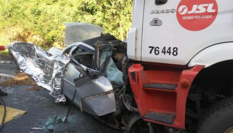 Cilindro de gás do carro agravou acidente na BR-101, diz inspetor da PRF