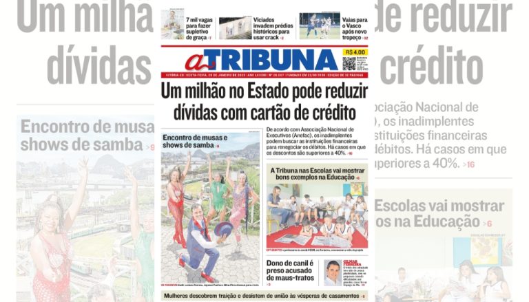 Jornal A Tribuna: confira os destaques desta sexta-feira