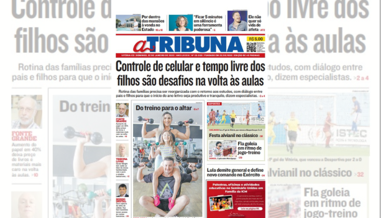Jornal A Tribuna: veja os destaques deste domingo
