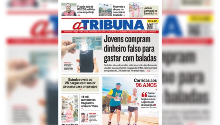 Confira os destaques do Jornal A Tribuna desta terça-feira