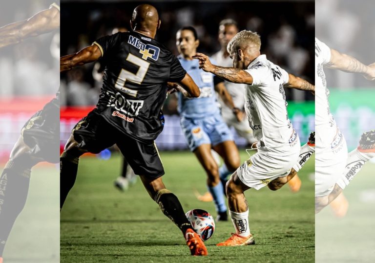 Santos joga mal, empata com Água Santa e pode virar lanterna do grupo