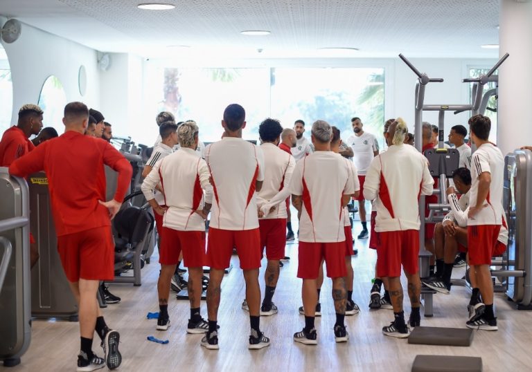 Flamengo faz primeiro treino após chegar ao Marrocos para o Mundial