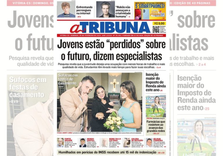 Jornal A Tribuna: confira os destaques da edição deste domingo